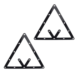 Xmlivet feuilles de support de boule de queue de <span class=keywords><strong>billard</strong></span> noir 8 feuilles de boule magique en forme de triangle 6 pcs/lot accessoires de <span class=keywords><strong>billard</strong></span> et de <span class=keywords><strong>billard</strong></span> - Product Image 1