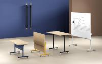 Bureau pliable moderne en fer – Polyvalent pour la maison et le bureau, adapté aux étudiants – Gamme exclusive de styles