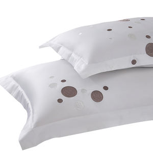 Alenhome <span class=keywords><strong>Harmony</strong></span> Luxury 100% Coton Pur Collection Hôtel Housse de Couette Queen Broderie Ensemble de Housse de Couette OEM ODM - Product Image 6