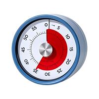 AIKS Timer Dapur Magnetik Stainless Steel 60 Menit Jam Alarm Bentuk Tomat Penghitung Waktu Mundur Visual Mekanis Perlu Diputar OEM