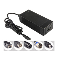 Chargeur de batterie GX16 67,2 volts 3 ampères pour vélos et scooters électriques au lithium 60V (16S), scooter CityCoco 1000W à pneus larges, MotoTec Fatboy