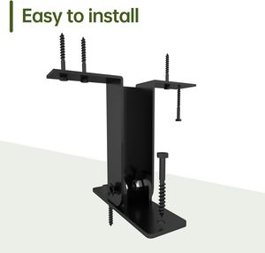 Soportes <span class=keywords><strong>de</strong></span> soporte <span class=keywords><strong>de</strong></span> elevador <span class=keywords><strong>de</strong></span> techo <span class=keywords><strong>de</strong></span> pérgola, <span class=keywords><strong>Kit</strong></span> <span class=keywords><strong>de</strong></span> montaje <span class=keywords><strong>de</strong></span> viga <span class=keywords><strong>de</strong></span> poste <span class=keywords><strong>de</strong></span> elevador <span class=keywords><strong>de</strong></span> techo <span class=keywords><strong>de</strong></span> sillín Reversible para pérgola <span class=keywords><strong>de</strong></span> Patio <span class=keywords><strong>de</strong></span> <span class=keywords><strong>madera</strong></span> - Product Image 2