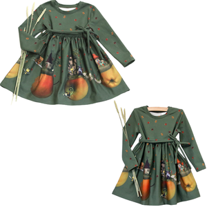 Abito in cotone 2025 estivo fatto a mano per bambine piccolo modello di frutta animale a spruzzo diretto abbigliamento per neonata - Product Image 2