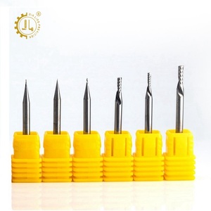 Brocas de máquina CNC Madera 4mm Endmill Fresa Para Madera 4mm Brocas de enrutador CNC de corte descendente - Product Image 1