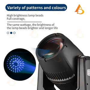 AICPOSE 380W RGBW+UV IP65 Foco Móvil Resistente al Agua con Control DMX512 Fácil Instalación para Uso en Escenarios - Product Image 2