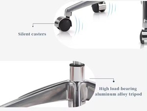 Sillón Reclinable Giratorio de Estilo Minimalista Contemporáneo, Silla de Oficina Ergonómica, Silla Moderna de Cuero PU Cómoda - Product Image 6