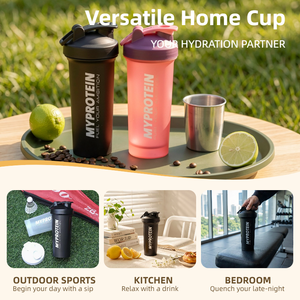 Licuadora de entrenamiento de plástico sin BPA con logotipo personalizado botella agitadora de proteínas en polvo para gimnasio 400ml 600 ml - Product Image 1