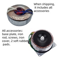 En Stock Expédition Rapide 60W/60W 115V 120V 220V 230V 240V à 6.3V 9V 12V 15V 18V 24V Transformateur Toroïdal Onduleur Audio