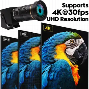 Cámara Web Industrial de 8MP IMX415 3840*2160 30fps 4K HDMI y USB, Cámara Mini USB H.265 H.264 MJPEG con Lente de Zoom Varifocal Manual - Product Image 4