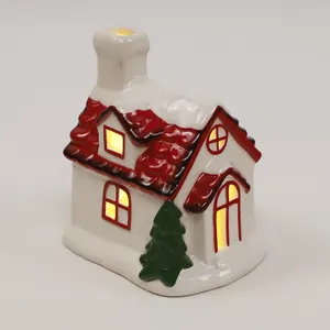 inside painted ceramic christmas customized ornaments to paint ceramic lighted christmas village houses