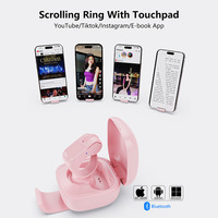 Produk baru 2025 model terbaru mouse ring nirkabel 2.4G mouse komputer optik mini