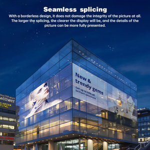 Flexibele transparante LED holografische <span class=keywords><strong>film</strong></span> display kristal onzichtbaar glas raam scherm voor detailhandel commerciële reclame - Product Image 3