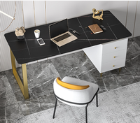 Bureau nordique en marbre bureau d'ordinateur bureau simple bureau d'étude à domicile avec tiroir