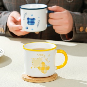 Vente chaude tasse en céramique <span class=keywords><strong>pas</strong></span> <span class=keywords><strong>cher</strong></span> prix tasses à café à la main petit déjeuner tasse pour les enfants - Product Image 4