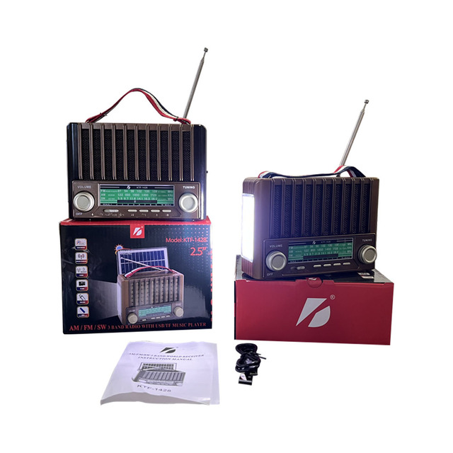 2025 Wholesaler Portable Battery Retro Home Radios Fm/Am/Sw Radio With Usb/Tf/Bt Speaker Bass High Quality Loud BT Speakers