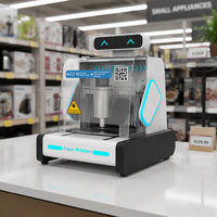 Imprimante 3D multifonctionnelle de bureau pour la décoration de bonbons, machine à bonbons commerciale à tension universelle pour festivals et centres commerciaux