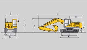 Accesorio de Excavadora hidráulica de 25 toneladas, motor Yanmar sobre orugas, bomba hidráulica de nueva condición, Cubo de varios pesos de funcionamiento - Product Image 2