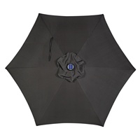 Parasol de patio extérieur imperméable de qualité supérieure, moderne, géant, avec éclairage LED, parasol solaire pour hôtel, parc, restaurant