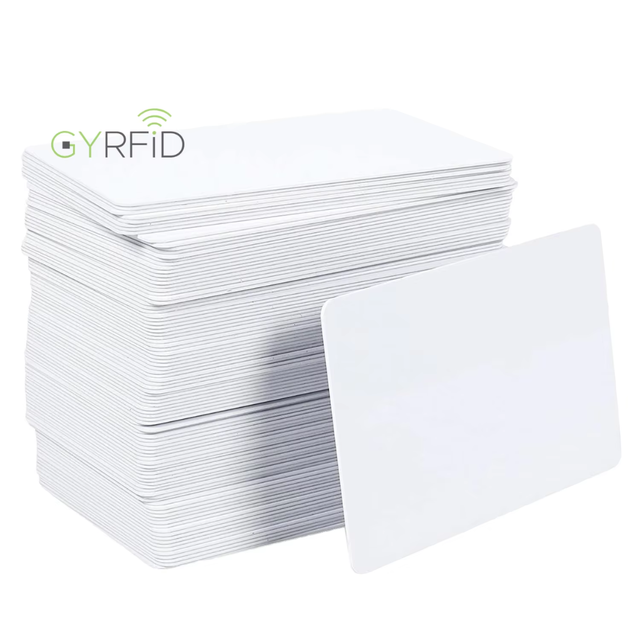 Good Quality RFID PVC Business Card 0.84mm Thickness White Plastic Cards Customized Printed logo Plastic Blank Cards Factory