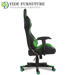<span class=keywords><strong>Chaise</strong></span> en cuir inclinable moderne verte pour ordinateur <span class=keywords><strong>Gamer</strong></span> - Product Image 4