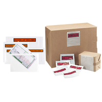 Liste de colisage, facture jointe, pochette transparente, emballage de documents, enveloppe d'emballage, sac en polyéthylène transparent pour lettre de transport aérien