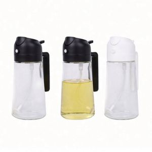Botella Dispensadora de Aceite 2 en 1, Rociador de Aceite de Oliva con Cepillo de Silicona para Cocinar - Product Image 3