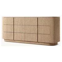 Meuble de rangement vintage américain en bois massif, buffet, commode, meuble de vestibule, six à neuf compartiments
