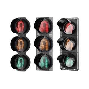 <span class=keywords><strong>Feu</strong></span> de signalisation routière personnalisé avec flèche directionnelle, <span class=keywords><strong>rouge</strong></span> et vert, 200mm, 300mm, 400mm, avec minuteur de compte à rebours LED pour piétons - Product Image 4