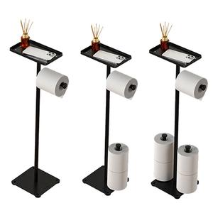 Portarrollos de Papel Higiénico de Hierro Ecológico, de Piso a Techo, Sin Perforaciones, Vertical, Multiusos - Product Image 5