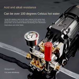 Laveuse de voiture électrique commerciale haute pression 3000W 220V en acier inoxydable, résistante aux hautes températures, pour eau froide - Product Image 4