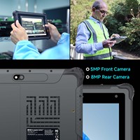 Tableta Robusta Emdoor de 8 Pulgadas con Windows, Procesador N5100, 4G, GPS, NFC, Escáner de Código de Barras, IP65, Resistente al Polvo y al Agua, PC Industrial Robusto
