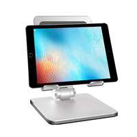 Support de tablette à base lourde de 600g, réglable en hauteur, en aluminium, pour iPad Pro 12,9 pouces - Vente Flash