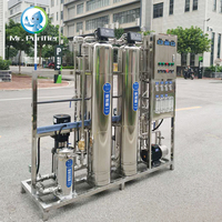 Système complet de traitement de l'eau par osmose inverse 220V, filtre à eau, filtres à charbon pré et post-filtration pour la purification, garantie 1 an