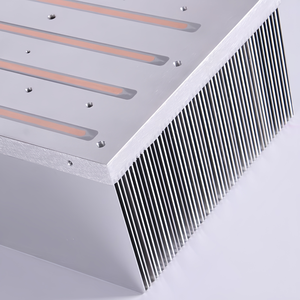 Nhà Máy Sản Xuất Công Suất Cao Heatpipe Tản Nhiệt Skived Tản Nhiệt Tùy Chỉnh Nhôm Skiving Vây Tản Nhiệt Với Ống Nhiệt Đồng - Product Image 2