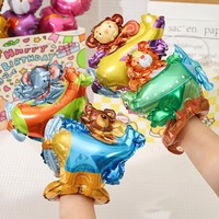 Ballons de poignet animaux BLN, ballons gonflables pour fêtes sur le thème de la jungle, cadeaux pour anniversaires et Halloween, design de dessin animé, célébration sur le thème de la jungle