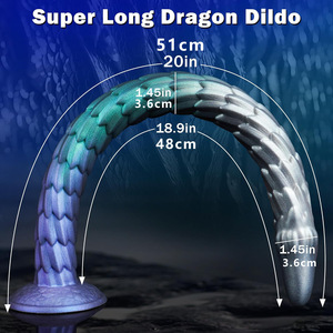 Jouet pour adultes hommes et femmes, monstre dragon, extra long, en silicone, 100% étanche, plug anal portable, design souple et flexible en forme de tentacule - Product Image 5