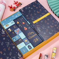 Boîtes d'Emballage Personnalisées de Haute Qualité pour Calendrier de l'Avent Noël Compte à Rebours 24 Jours avec Biscuits et Chocolats