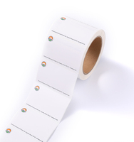 Autocollant adhésif imperméable sensible à la chaleur de haute qualité, résistant à l'huile, impression thermique, étiquette d'imprimante à code-barres pour l'emballage, pas cher