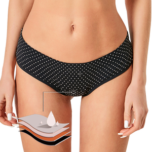 All'ingrosso Dot donna 4 strati di biancheria intima fisiologica cotone riutilizzabile biancheria intima mestruale mutandine <span class=keywords><strong>senza</strong></span> assorbenti igienici - Product Image 1