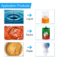 Machine d'emballage FFS automatique pour sachets souples à fond plat et sachets à bec verseur ULTRAClean, pour le remplissage de liquides