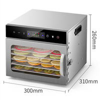 Déshydrateur Industriel de Fruits et Légumes, Machine Commerciale de Séchage pour Fruits et Viandes