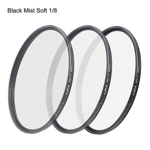 Filtre d'objectif de caméra à brume noire 49-82mm d'usine OEM Verre souple pour les rides et les imperfections plus douces - Product Image 1