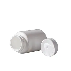 Toptan beyaz boş plastik tıbbi tablet konteyner güvenlik contası HDPE vitamini hap şişeleri