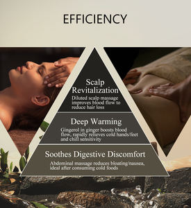 Perawatan kulit kepala jahe organik-meningkatkan sirkulasi darah untuk pertumbuhan kembali rambut lebih cepat - Product Image 2