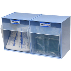 Stackable Durable <strong>Rectangle</strong> ABS Plastic Injection Molded Tilt Out Storage <strong>Bin</strong> for Medical Consumable Wall-mounted Use - Product Image 6