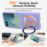 Fundas Magnéticas de Cobertura Total para Samsung Galaxy Z Flip 7, Funda Translúcida con Imán para Z Flip 7, Fundas Mate Nuevas