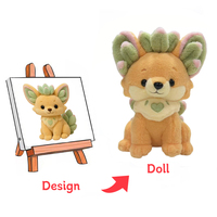 Échantillon gratuit, nouvelle conception, peluche personnalisée, poupée Kpop, jouet en peluche, peluche personnalisée, animaux en peluche, peluche fabriquée, poupée debout