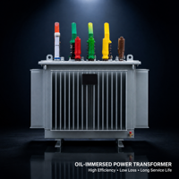 Transformateur à huile S11 200 kVA 11 kV ONAN 50 Hz à faible perte d'énergie, triphasé, économiseur d'énergie