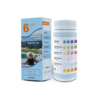 ชุดทดสอบคุณภาพน้ำในสระว่ายน้ำแบบ6-In-1,ชุดทดสอบอ่างน้ำร้อนสปา - Product Image 1