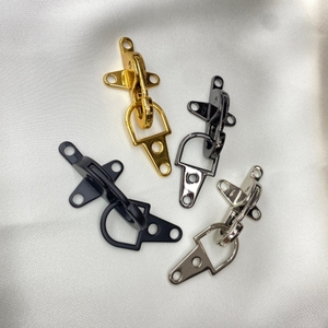 Thời trang máy bay độc đáo thiết kế buckle4mm5mm6cm Hợp kim kẽm tôm hùm Clasp an toàn Fastener cho áo khoác & trang phục 1 Bộ - Product Image 1